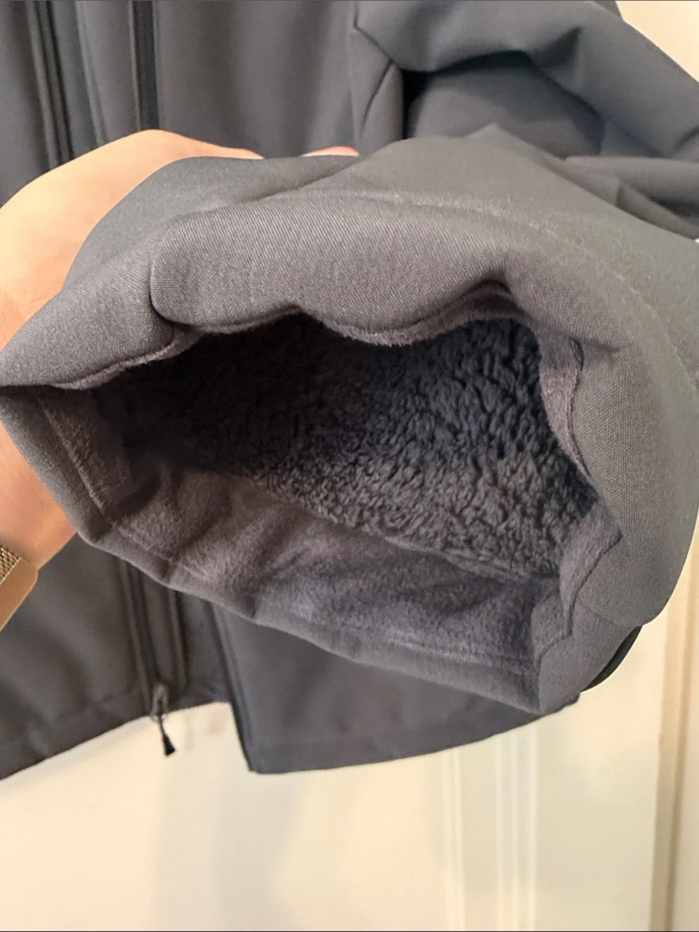 The North Face Men's Gray Softshell Windbreaker Jacket